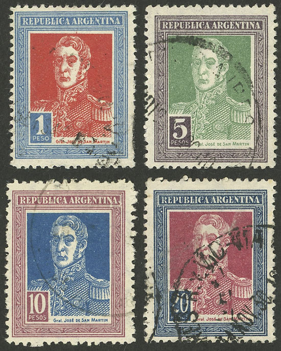 Lot 218 - Argentina general issues -  Guillermo Jalil - Philatino Auction # 2542 ARGENTINA: 