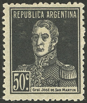 Lot 217 - Argentina general issues -  Guillermo Jalil - Philatino Auction # 2542 ARGENTINA: 
