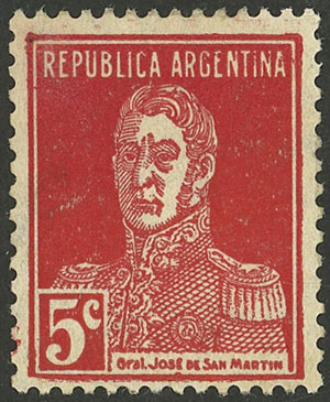 Lot 264 - Argentina general issues -  Guillermo Jalil - Philatino Auction # 2542 ARGENTINA: 