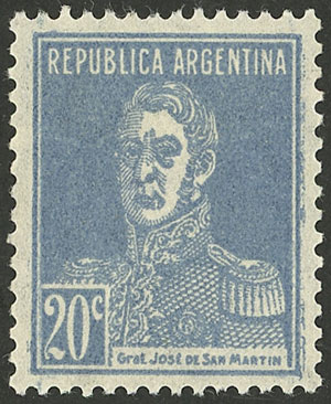 Lot 266 - Argentina general issues -  Guillermo Jalil - Philatino Auction # 2542 ARGENTINA: 