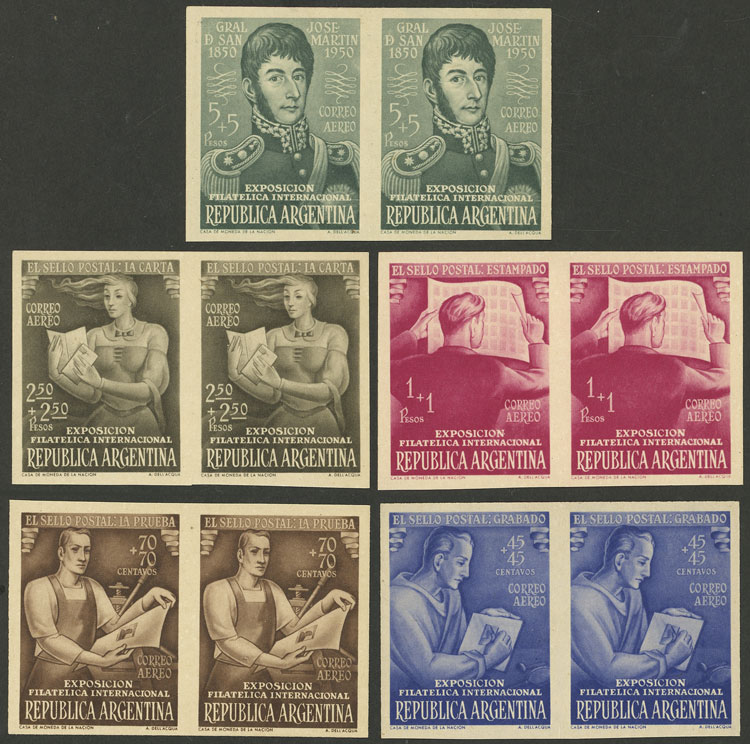 Lot 429 - Argentina general issues -  Guillermo Jalil - Philatino Auction # 2542 ARGENTINA: 