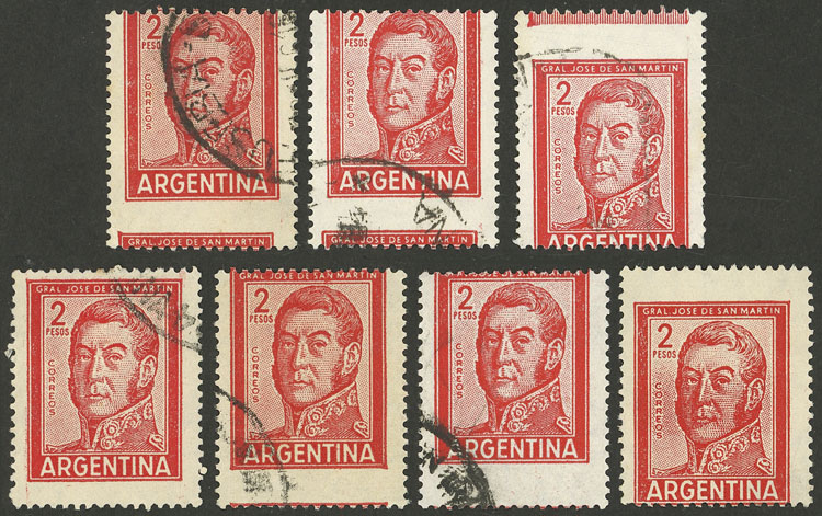 Lot 482 - Argentina general issues -  Guillermo Jalil - Philatino Auction # 2542 ARGENTINA: 
