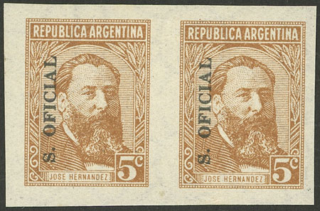 Lot 801 - Argentina official stamps - Guillermo Jalil - Philatino Auction # 2542 ARGENTINA: Lot 801 - Argentina official stamps - Guillermo Jalil - Philatino Auction # 2542 ARGENTINA: