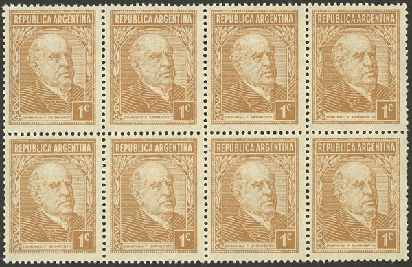 Lot 307 - Argentina general issues -  Guillermo Jalil - Philatino Auction # 2542 ARGENTINA: 