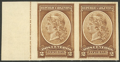 Lot 753 - Argentina official stamps -  Guillermo Jalil - Philatino Auction # 2542 ARGENTINA: 