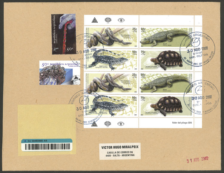 Lot 666 - Argentina general issues -  Guillermo Jalil - Philatino Auction # 2542 ARGENTINA: 