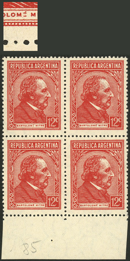 Lot 281 - Argentina general issues -  Guillermo Jalil - Philatino Auction # 2542 ARGENTINA: 