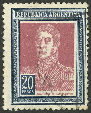 Lot 220 - Argentina general issues -  Guillermo Jalil - Philatino Auction # 2542 ARGENTINA: 