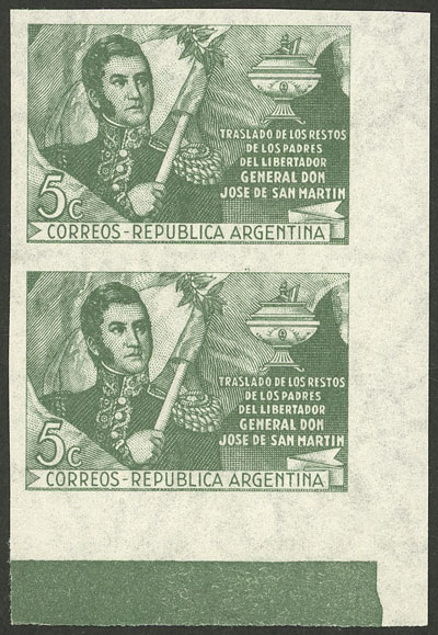 Lot 422 - Argentina general issues - Guillermo Jalil - Philatino Auction # 2542 ARGENTINA: Lot 422 - Argentina general issues - Guillermo Jalil - Philatino Auction # 2542 ARGENTINA: