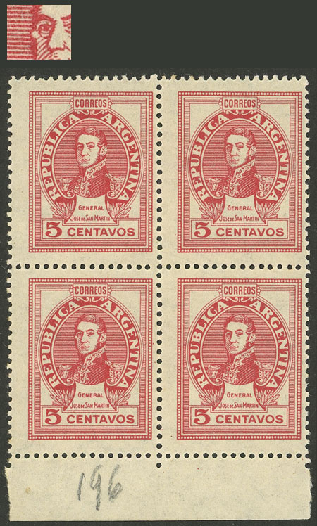 Lot 371 - Argentina general issues - Guillermo Jalil - Philatino Auction # 2542 ARGENTINA: Lot 371 - Argentina general issues - Guillermo Jalil - Philatino Auction # 2542 ARGENTINA: