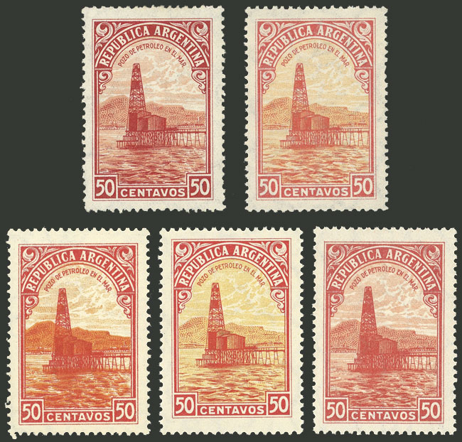 Lot 284 - Argentina general issues -  Guillermo Jalil - Philatino Auction # 2542 ARGENTINA: 