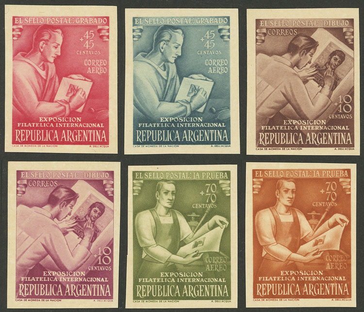 Lot 430 - Argentina general issues -  Guillermo Jalil - Philatino Auction # 2542 ARGENTINA: 