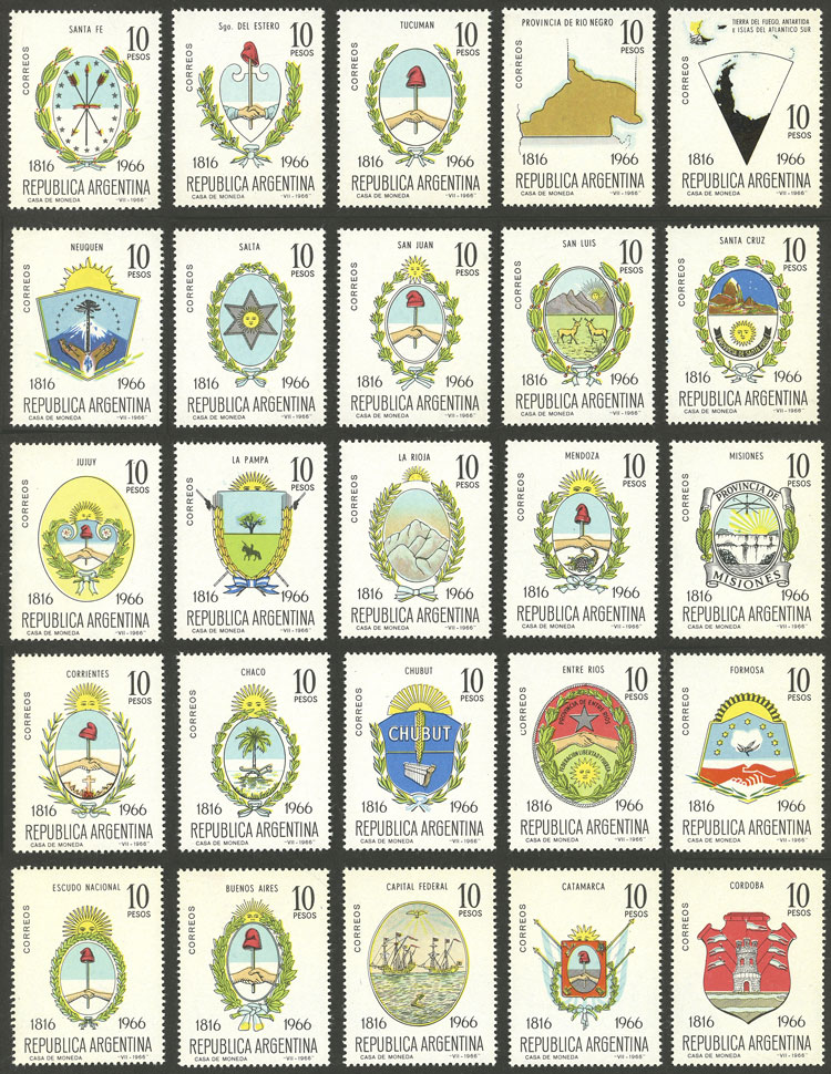 Lot 541 - Argentina general issues -  Guillermo Jalil - Philatino Auction # 2542 ARGENTINA: 