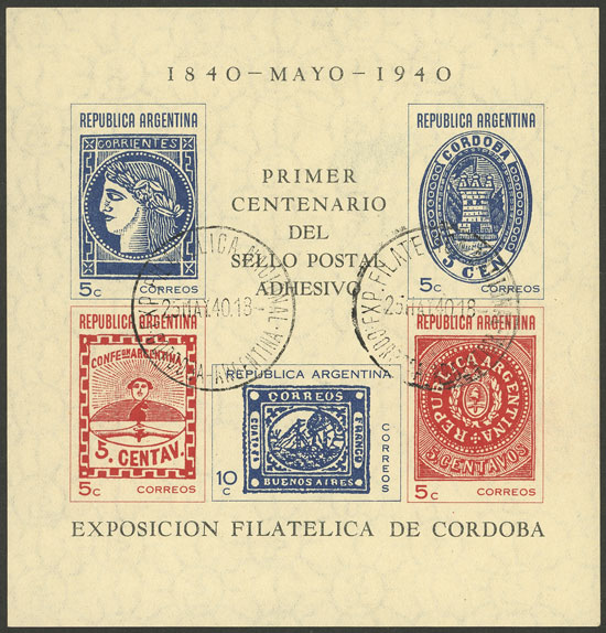 Lot 711 - Argentina souvenir sheets -  Guillermo Jalil - Philatino Auction # 2542 ARGENTINA: 