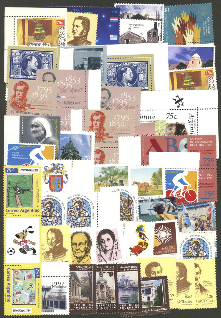 Lot 989 - Argentina lots - Guillermo Jalil - Philatino Auction # 2542 ARGENTINA: Lot 989 - Argentina lots - Guillermo Jalil - Philatino Auction # 2542 ARGENTINA: