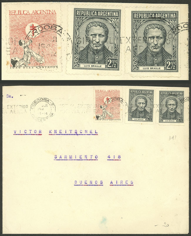 Lot 923 - Argentina postal history - Guillermo Jalil - Philatino Auction # 2542 ARGENTINA: Lot 923 - Argentina postal history - Guillermo Jalil - Philatino Auction # 2542 ARGENTINA: