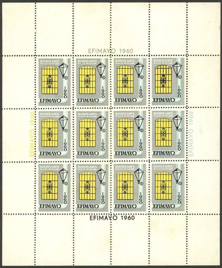 Lot 1019 - Argentina cinderellas - Guillermo Jalil - Philatino Auction # 2542 ARGENTINA: Lot 1019 - Argentina cinderellas - Guillermo Jalil - Philatino Auction # 2542 ARGENTINA: