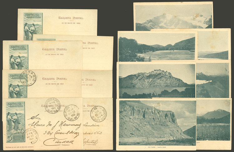 Lot 881 - Argentina Postal stationery - Guillermo Jalil - Philatino Auction # 2542 ARGENTINA: Lot 881 - Argentina Postal stationery - Guillermo Jalil - Philatino Auction # 2542 ARGENTINA: