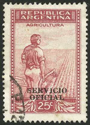 Lot 796 - Argentina official stamps -  Guillermo Jalil - Philatino Auction # 2542 ARGENTINA: 
