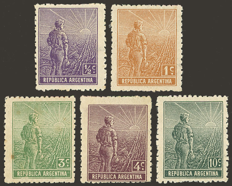 Lot 161 - Argentina general issues -  Guillermo Jalil - Philatino Auction # 2542 ARGENTINA: 