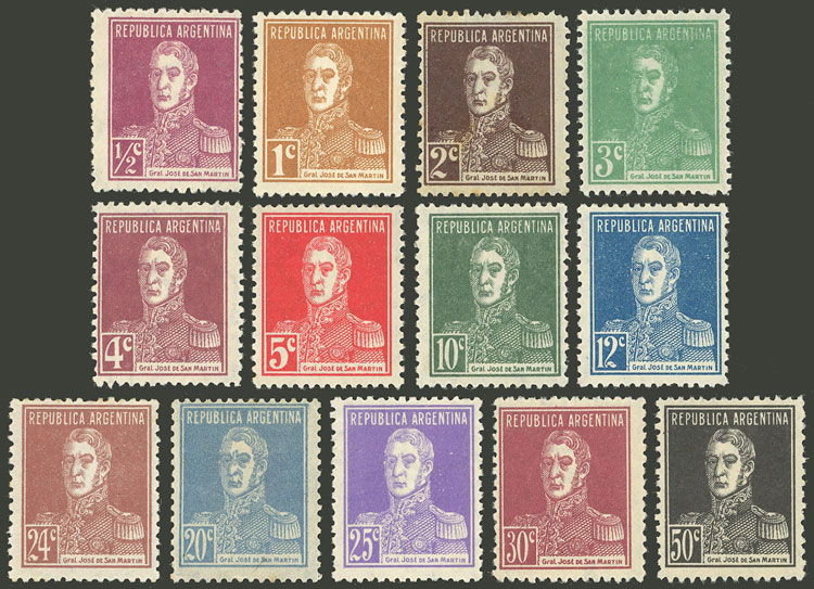 Lot 223 - Argentina general issues -  Guillermo Jalil - Philatino Auction # 2542 ARGENTINA: 