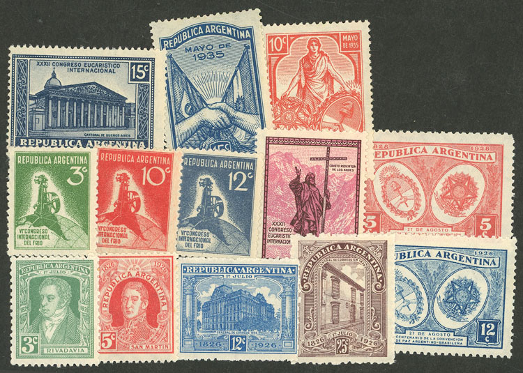 Lot 232 - Argentina general issues - Guillermo Jalil - Philatino Auction # 2542 ARGENTINA: Lot 232 - Argentina general issues - Guillermo Jalil - Philatino Auction # 2542 ARGENTINA: