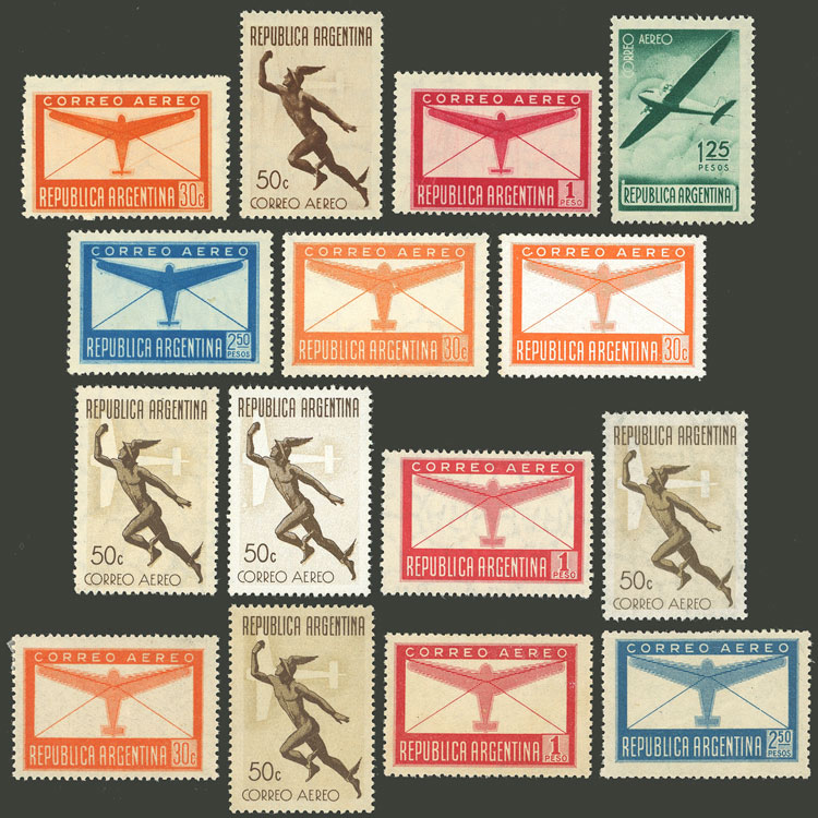 Lot 678 - Argentina airmail -  Guillermo Jalil - Philatino Auction # 2542 ARGENTINA: 