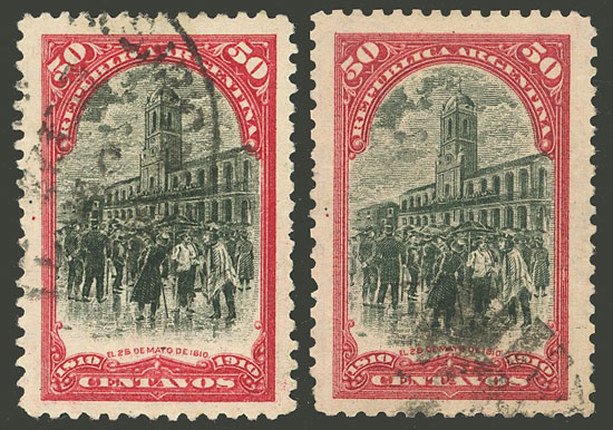 Lot 156 - Argentina general issues -  Guillermo Jalil - Philatino Auction # 2542 ARGENTINA: 