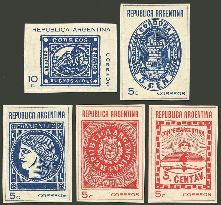 Lot 354 - Argentina general issues - Guillermo Jalil - Philatino Auction # 2542 ARGENTINA: Lot 354 - Argentina general issues - Guillermo Jalil - Philatino Auction # 2542 ARGENTINA: