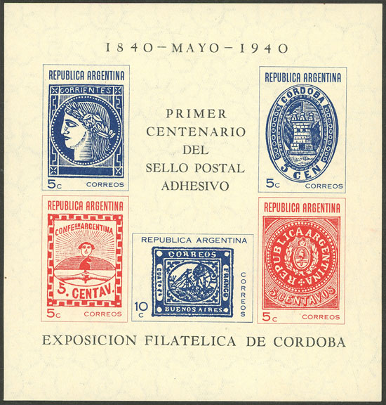 Lot 710 - Argentina souvenir sheets -  Guillermo Jalil - Philatino Auction # 2542 ARGENTINA: 