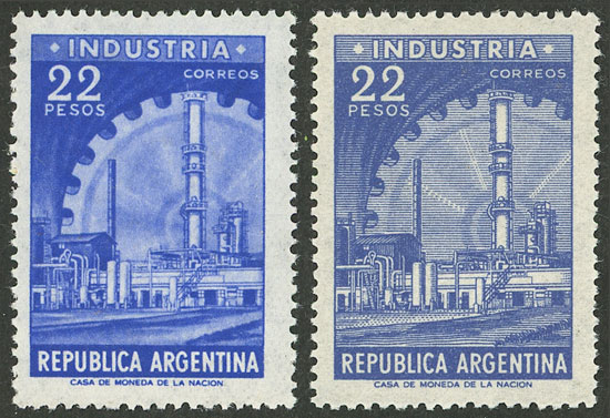 Lot 491 - Argentina general issues -  Guillermo Jalil - Philatino Auction # 2542 ARGENTINA: 