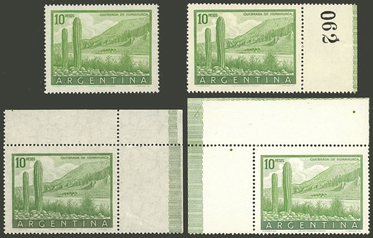 Lot 458 - Argentina general issues -  Guillermo Jalil - Philatino Auction # 2542 ARGENTINA: 