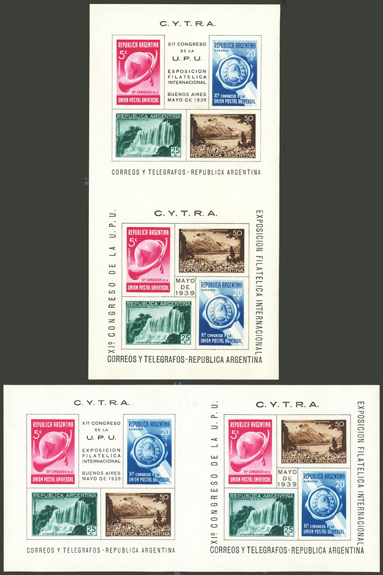 Lot 701 - Argentina souvenir sheets -  Guillermo Jalil - Philatino Auction # 2542 ARGENTINA: 