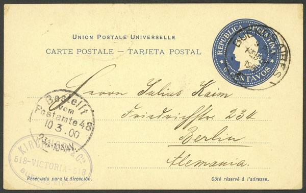 Lot 879 - Argentina Postal stationery - Guillermo Jalil - Philatino Auction # 2542 ARGENTINA: Lot 879 - Argentina Postal stationery - Guillermo Jalil - Philatino Auction # 2542 ARGENTINA: