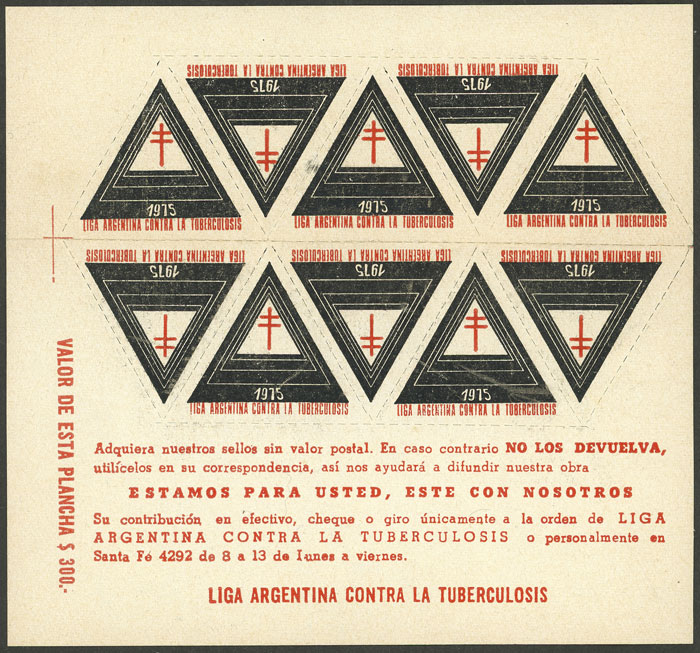 Lot 1015 - Argentina cinderellas - Guillermo Jalil - Philatino Auction # 2542 ARGENTINA: Lot 1015 - Argentina cinderellas - Guillermo Jalil - Philatino Auction # 2542 ARGENTINA: