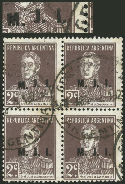 Lot 775 - Argentina official stamps -  Guillermo Jalil - Philatino Auction # 2542 ARGENTINA: 