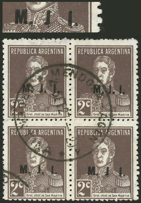 Lot 777 - Argentina official stamps -  Guillermo Jalil - Philatino Auction # 2542 ARGENTINA: 