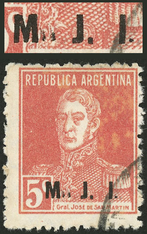 Lot 778 - Argentina official stamps -  Guillermo Jalil - Philatino Auction # 2542 ARGENTINA: 