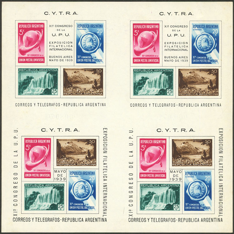 Lot 709 - Argentina souvenir sheets -  Guillermo Jalil - Philatino Auction # 2542 ARGENTINA: 