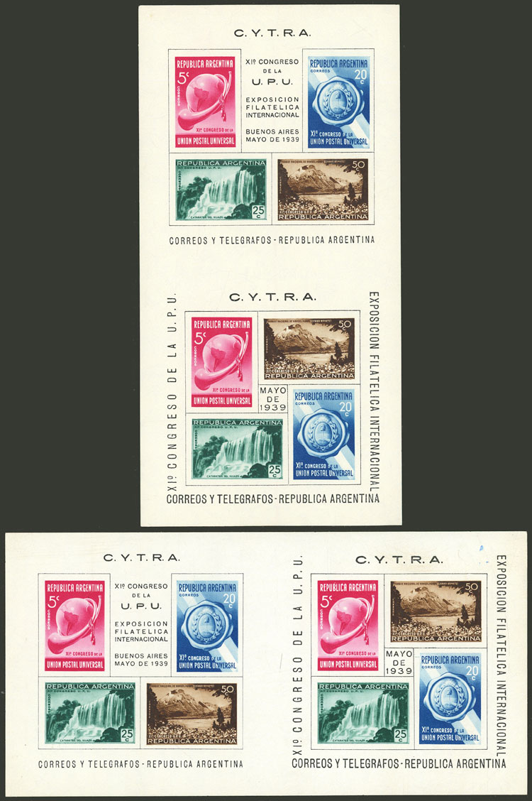 Lot 702 - Argentina souvenir sheets -  Guillermo Jalil - Philatino Auction # 2542 ARGENTINA: 