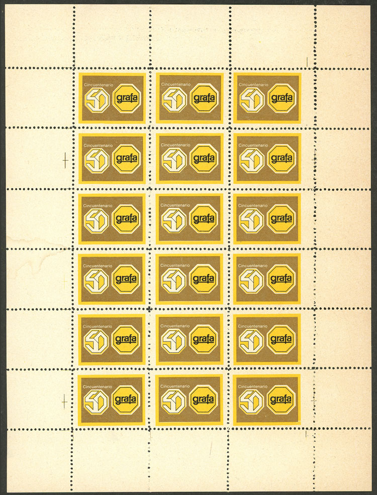 Lot 1005 - Argentina cinderellas - Guillermo Jalil - Philatino Auction # 2542 ARGENTINA: Lot 1005 - Argentina cinderellas - Guillermo Jalil - Philatino Auction # 2542 ARGENTINA: