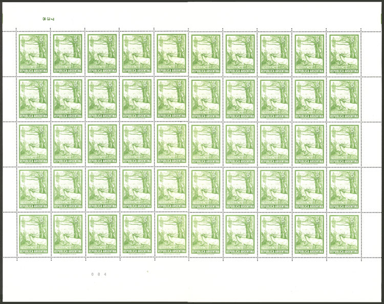 Lot 547 - Argentina general issues -  Guillermo Jalil - Philatino Auction # 2542 ARGENTINA: 
