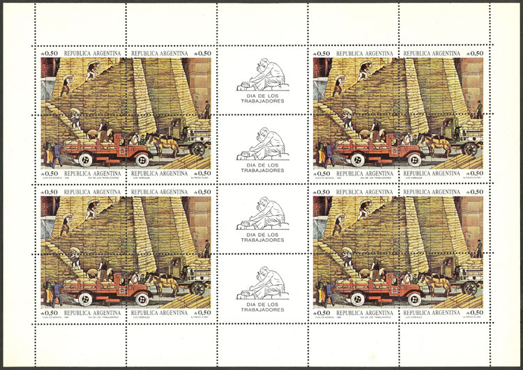 Lot 595 - Argentina general issues - Guillermo Jalil - Philatino Auction # 2542 ARGENTINA: Lot 595 - Argentina general issues - Guillermo Jalil - Philatino Auction # 2542 ARGENTINA: