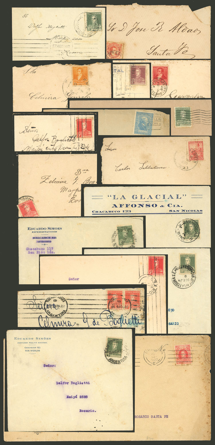 Lot 899 - Argentina postal history - Guillermo Jalil - Philatino Auction # 2542 ARGENTINA: Lot 899 - Argentina postal history - Guillermo Jalil - Philatino Auction # 2542 ARGENTINA: