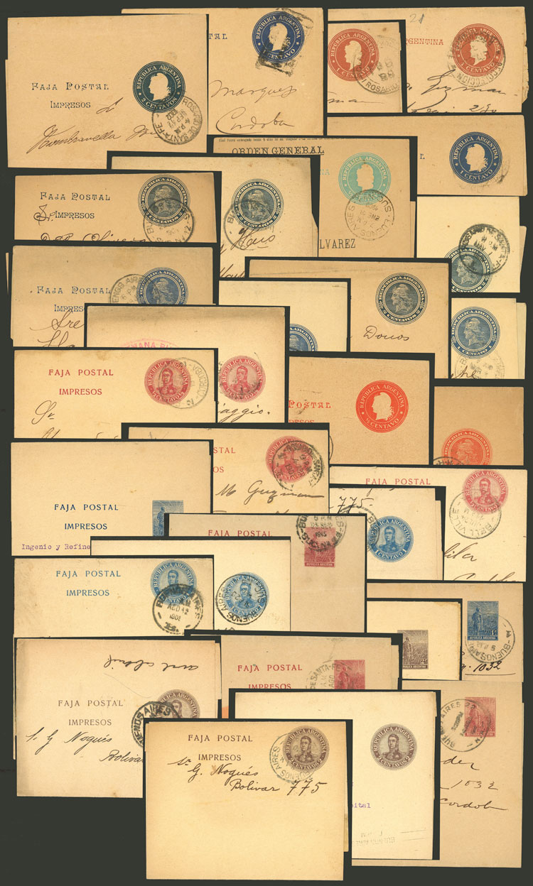 Lot 846 - Argentina Postal stationery - Guillermo Jalil - Philatino Auction # 2542 ARGENTINA: Lot 846 - Argentina Postal stationery - Guillermo Jalil - Philatino Auction # 2542 ARGENTINA: