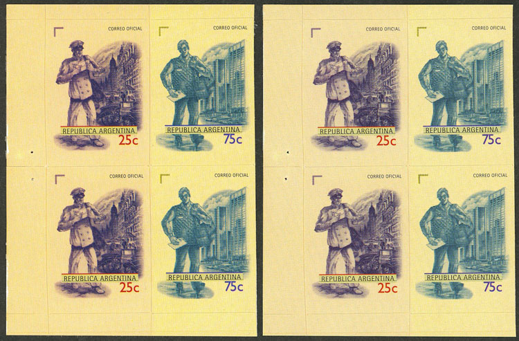 Lot 636 - Argentina general issues -  Guillermo Jalil - Philatino Auction # 2542 ARGENTINA: 