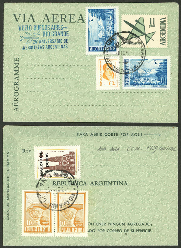 Lot 950 - Argentina postal history - Guillermo Jalil - Philatino Auction # 2542 ARGENTINA: Lot 950 - Argentina postal history - Guillermo Jalil - Philatino Auction # 2542 ARGENTINA: