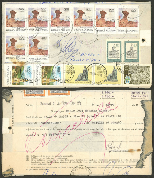 Lot 957 - Argentina postal history - Guillermo Jalil - Philatino Auction # 2542 ARGENTINA: Lot 957 - Argentina postal history - Guillermo Jalil - Philatino Auction # 2542 ARGENTINA: