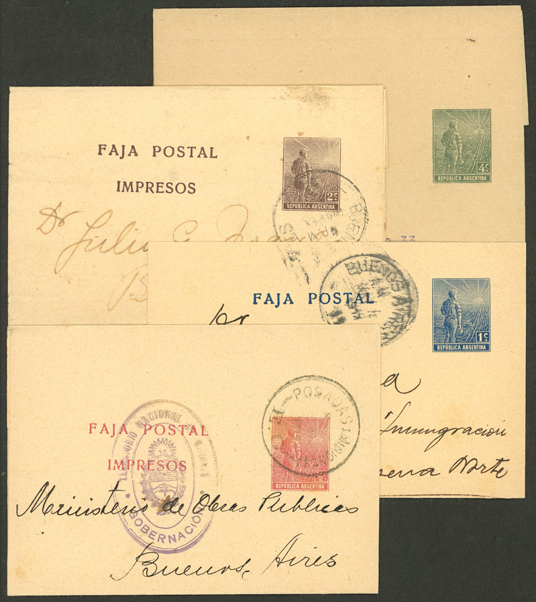 Lot 850 - Argentina Postal stationery - Guillermo Jalil - Philatino Auction # 2542 ARGENTINA: Lot 850 - Argentina Postal stationery - Guillermo Jalil - Philatino Auction # 2542 ARGENTINA: