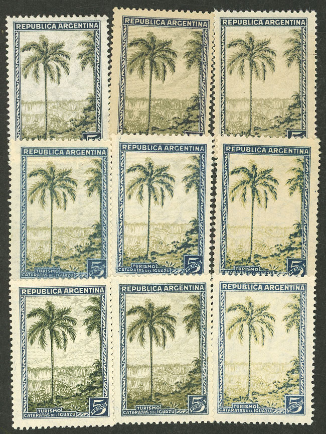 Lot 288 - Argentina general issues -  Guillermo Jalil - Philatino Auction # 2542 ARGENTINA: 
